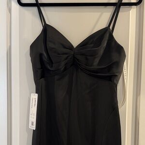 Azazie Black Maxi Dress